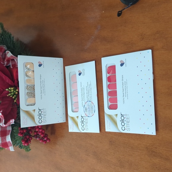 3 packs of Color Street Nail Polish Strips - Picture 1 of 4